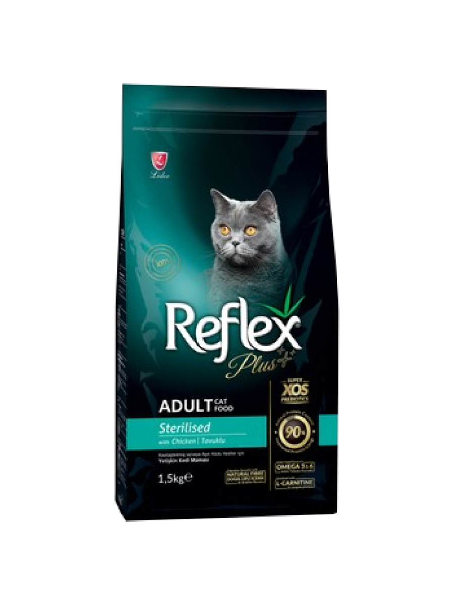 Товар: Reflex plus для стерилизованных кошек Sterilised с курицей 1,5кг