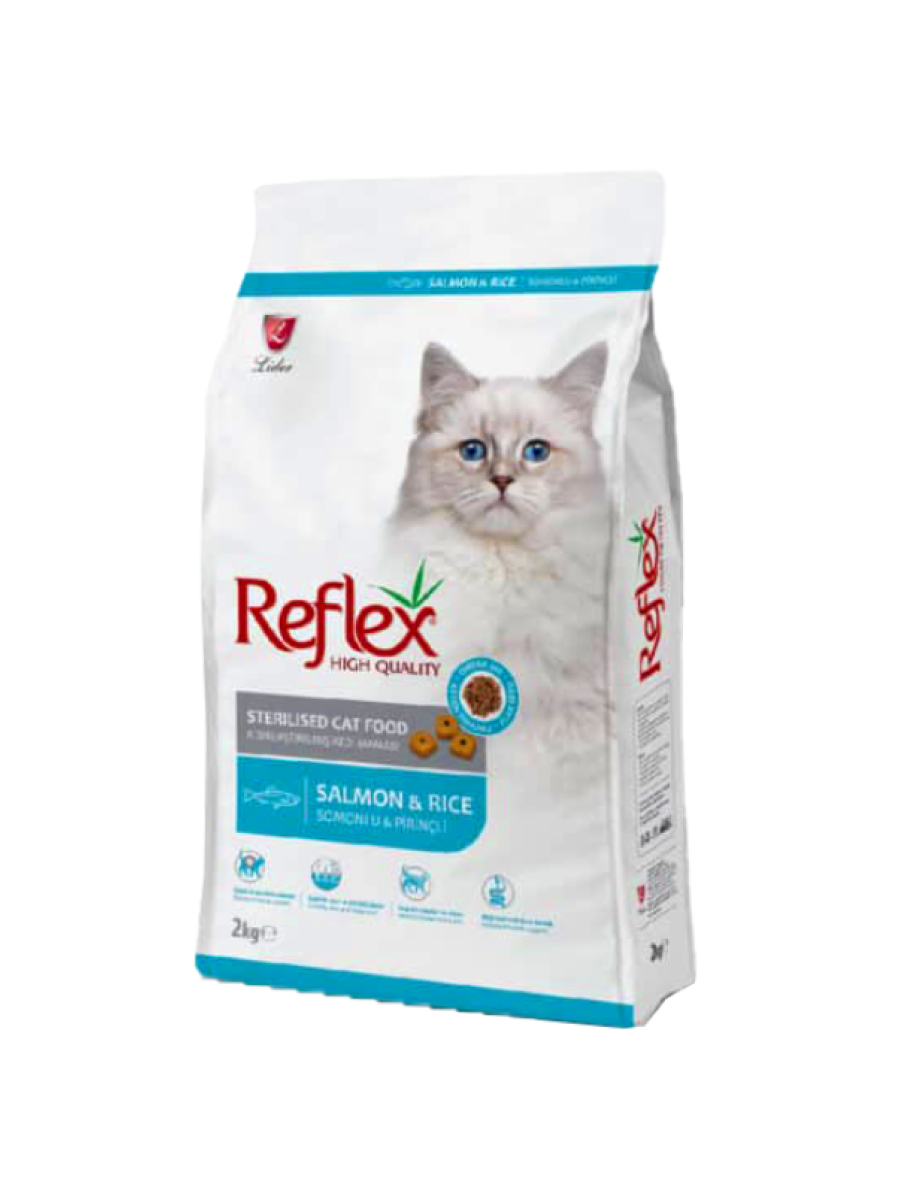 Товар: Reflex Для взрослых кошек Sterilised - Лосось & Рис 2кг