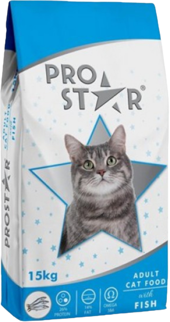 Товар: Prostar сухой корм для взрослых кошек с рыбой 1кг