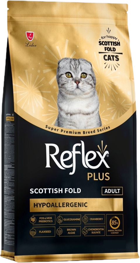 Товар: Reflex plus сухой корм для взрослых кошек шотландских пород на развес 1кг